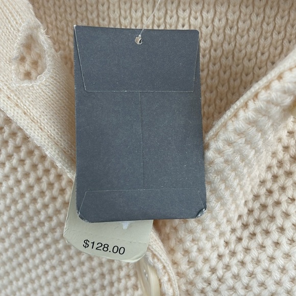 100% Extra Fine Merino Wool Brand New With Tags Med Button Up Sweater Cardigan - Picture 5 of 13